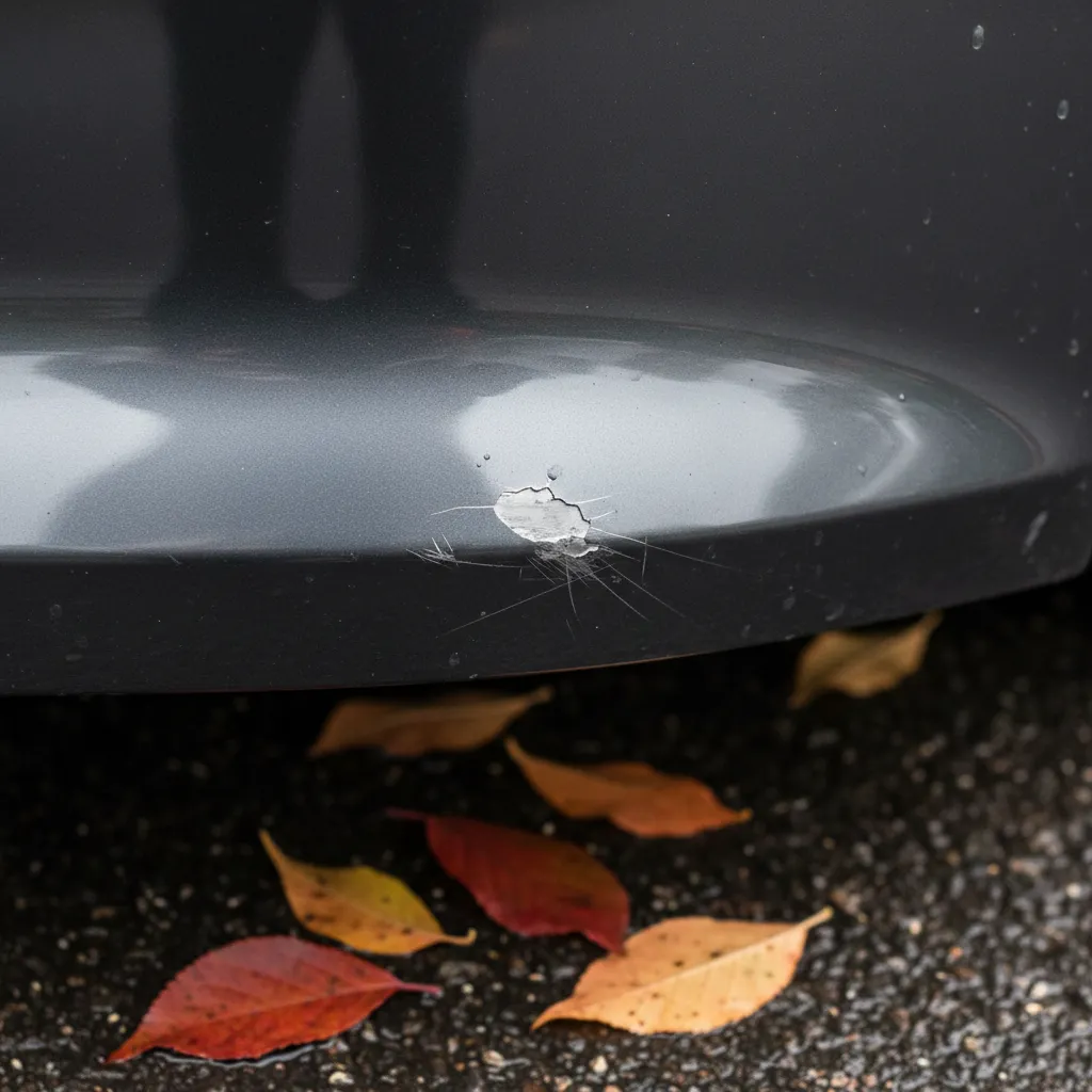 Lackschäden vor dem Winter reparieren