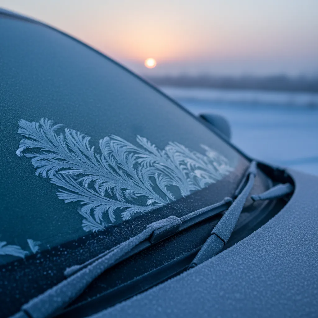 Eis auf der Scheibe: Bitte nicht kratzen!